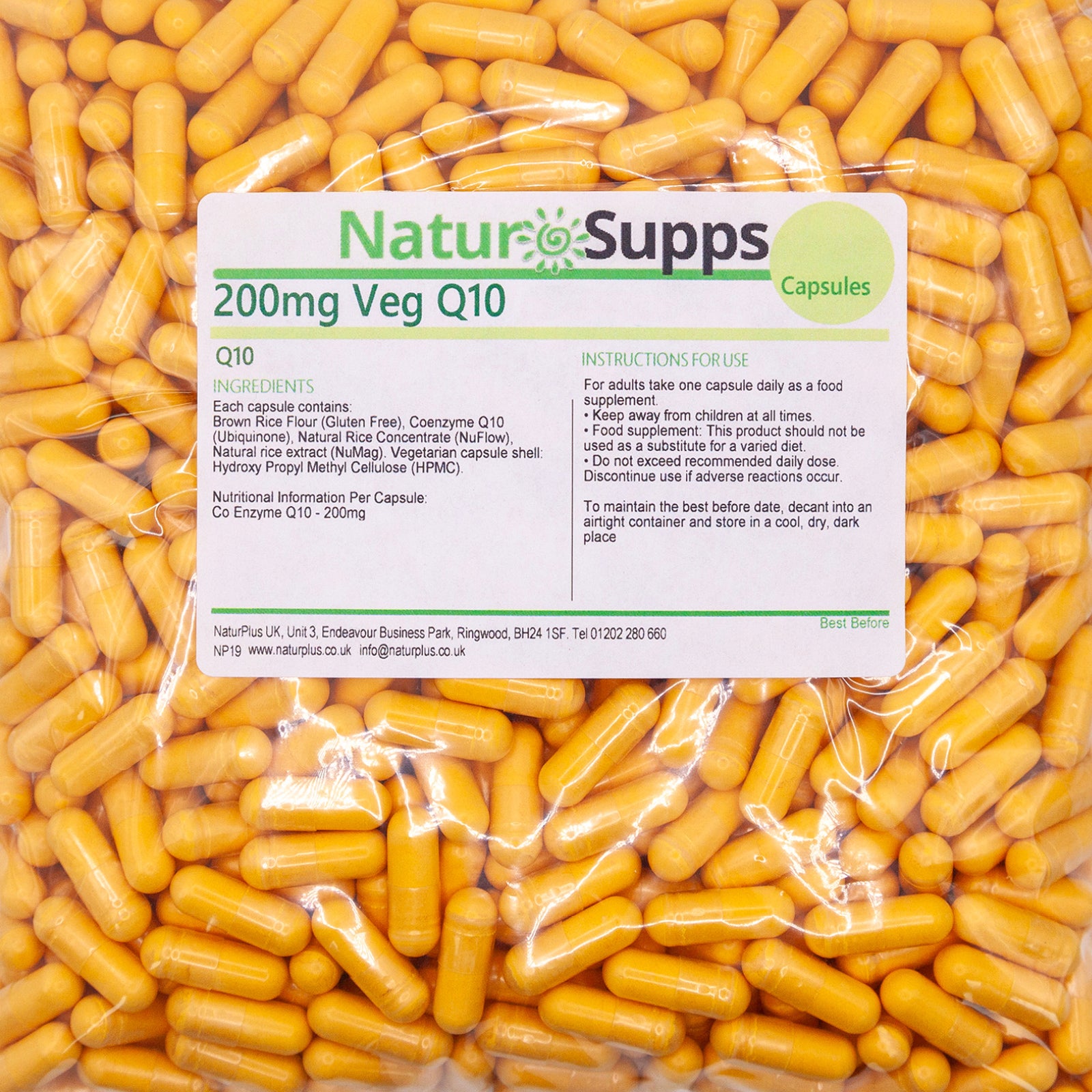 Vegetarian Co Enzyme Q10 200mg