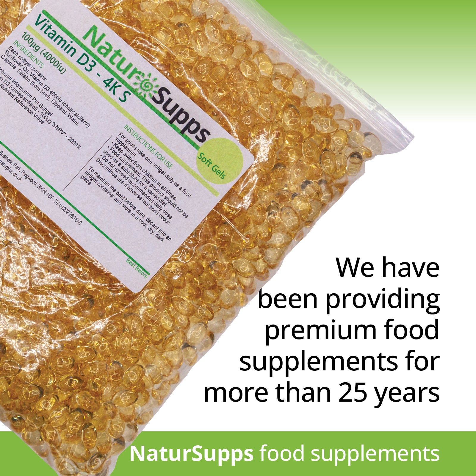 Vitamin D3 4000 iu Liquid Capsules, Vitamin D Supplements for Bones, Muscle Function & Immune System