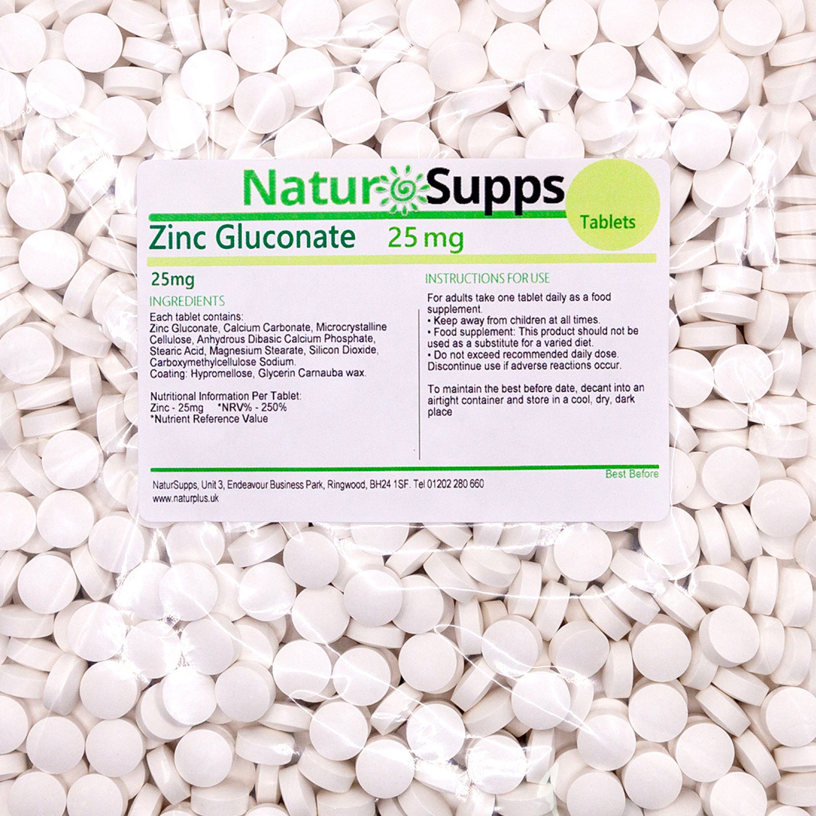 Zinc Gluconate 25mg