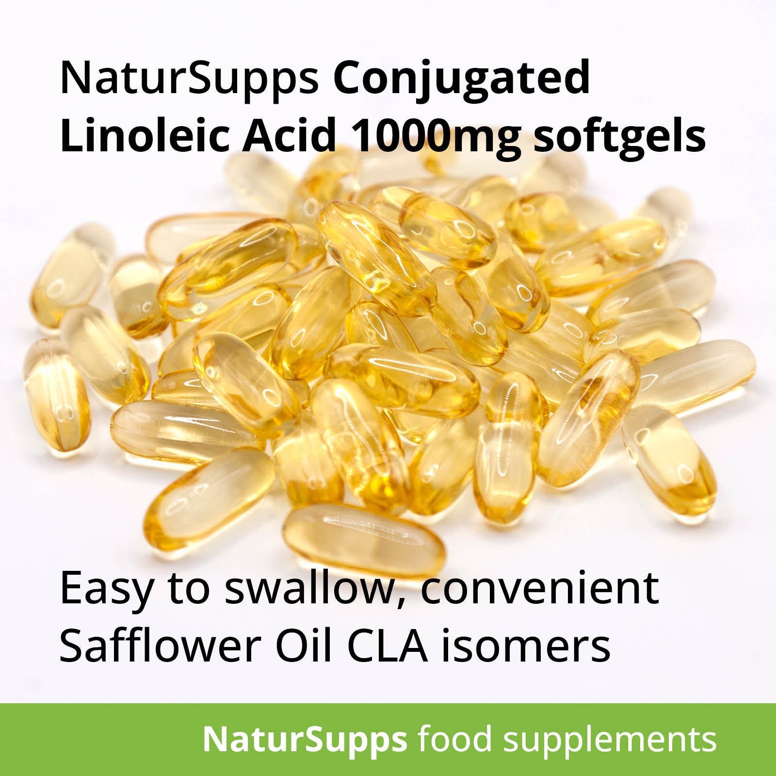 Conjugated Linoleic Acid 1000mg (CLA) Supplement, Omega 6 High Strength CLA Softgels