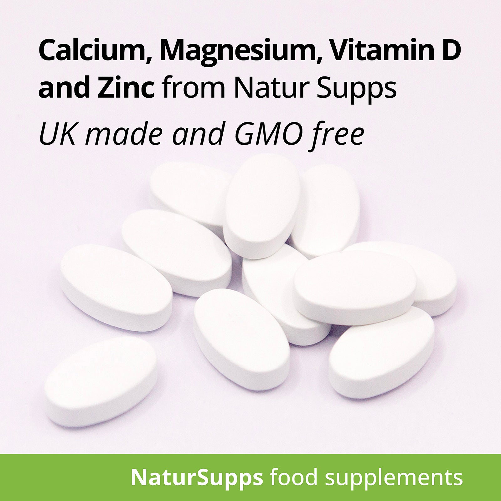 Calcium, Magnesium, Vitamin D3 and Zinc