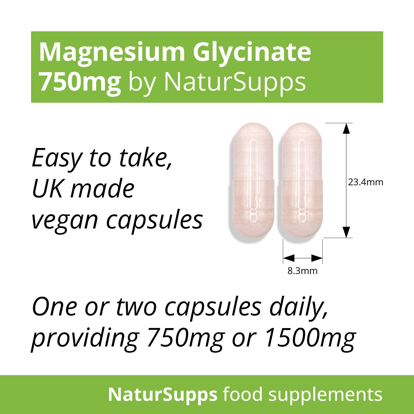 Magnesium Glycinate 750mg