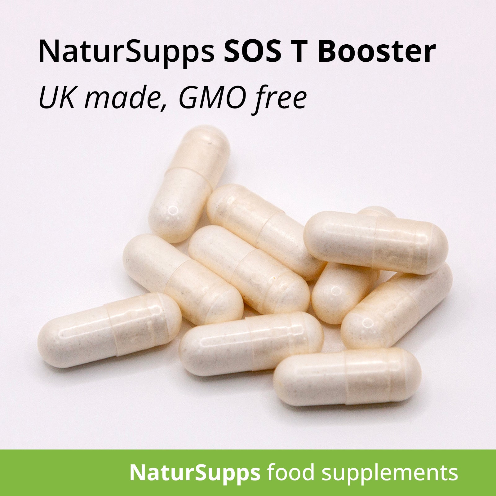 SOS T Booster Vegetarian & Vegan capsules