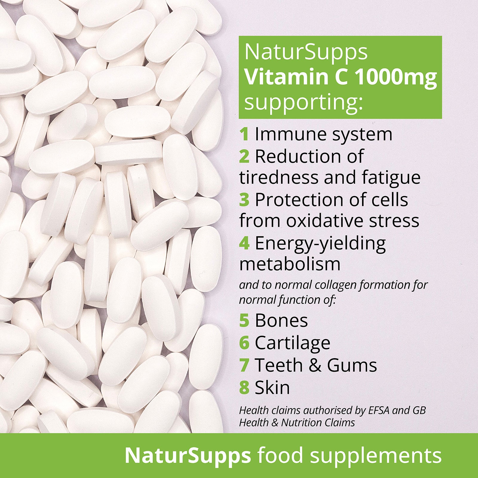 Vitamin C 1000mg Time Release Tablets Vegan Vegetarian