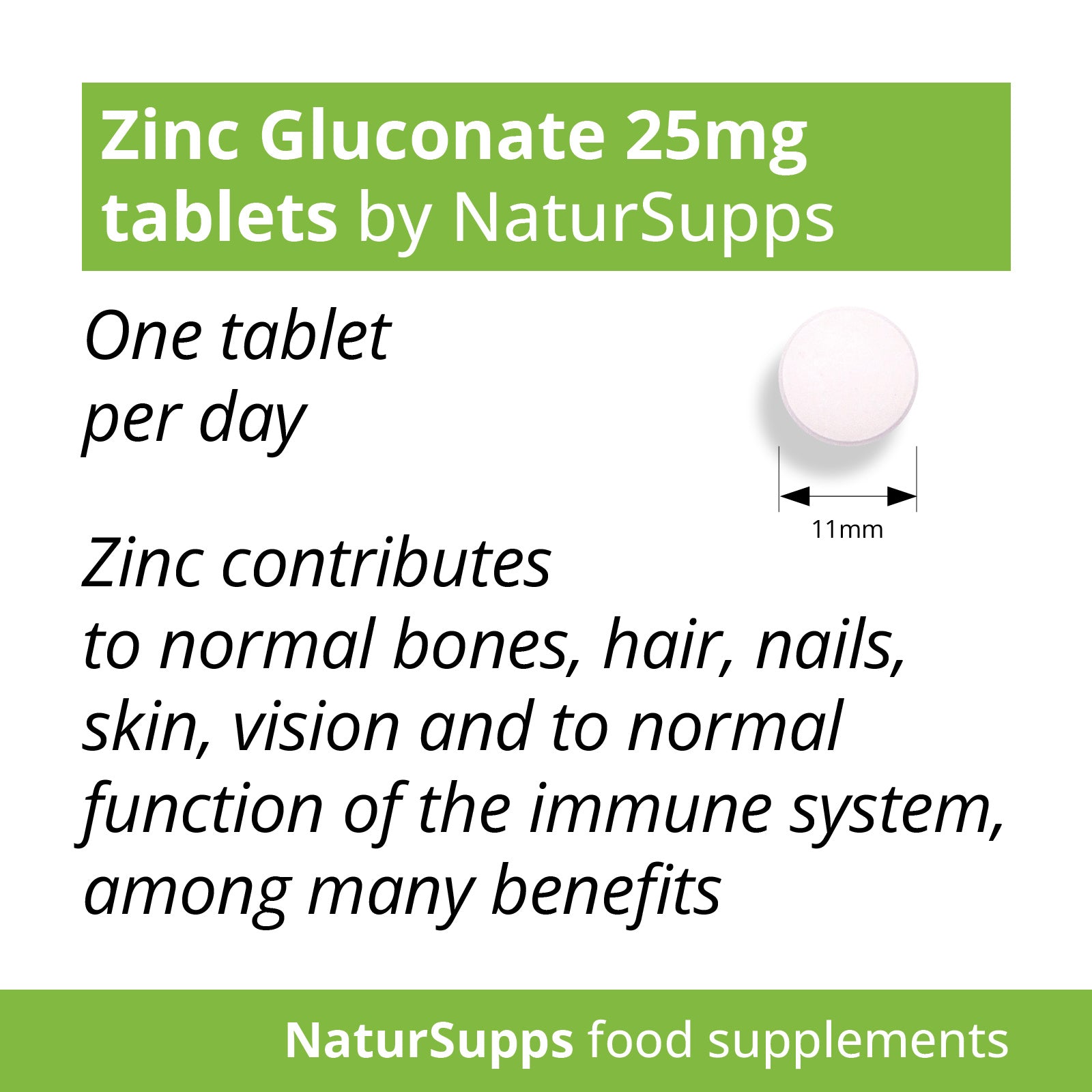 Zinc Gluconate 25mg