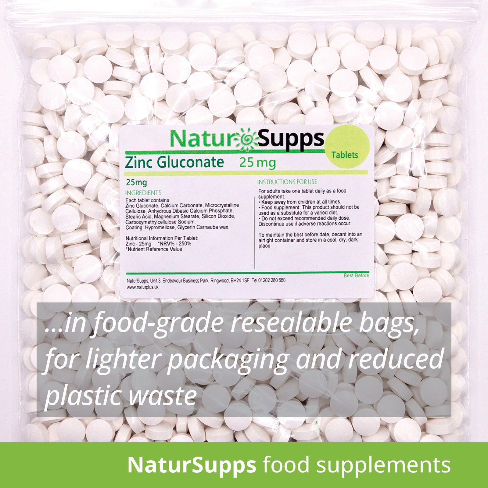 Zinc Gluconate 25mg