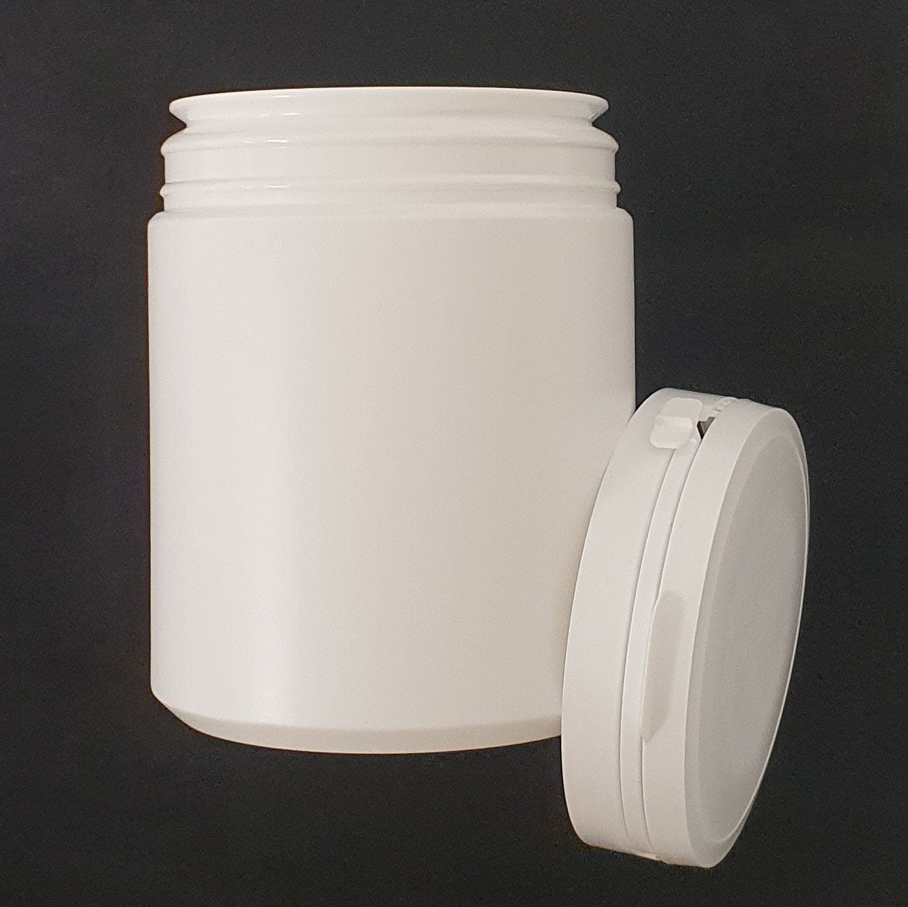 Bottle and Lid for Storage (White)